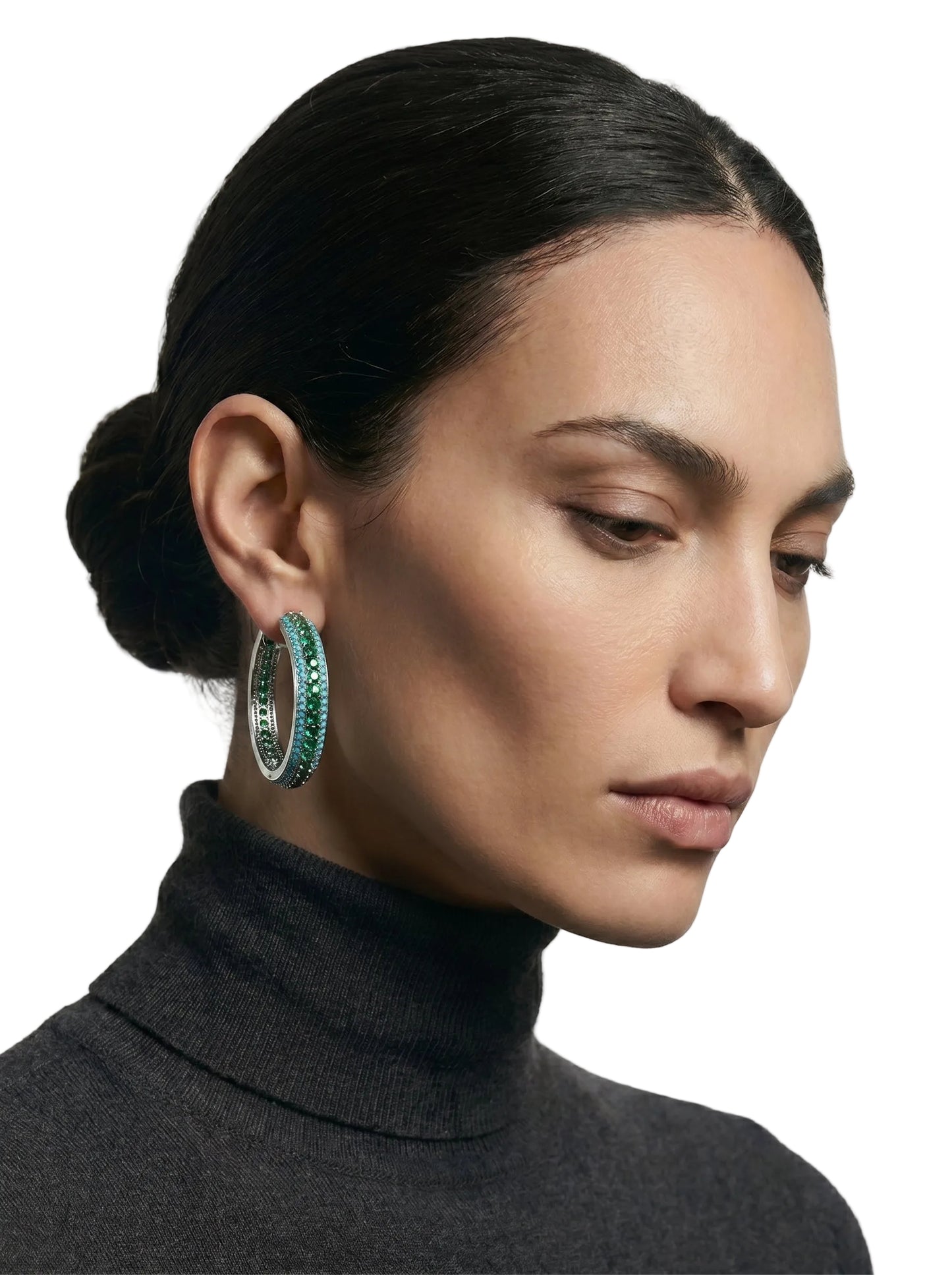 Pavé Halo Hoops
